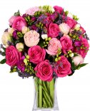 Růžová kytice - flora online