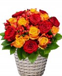 Beautiful flower basket - flora online