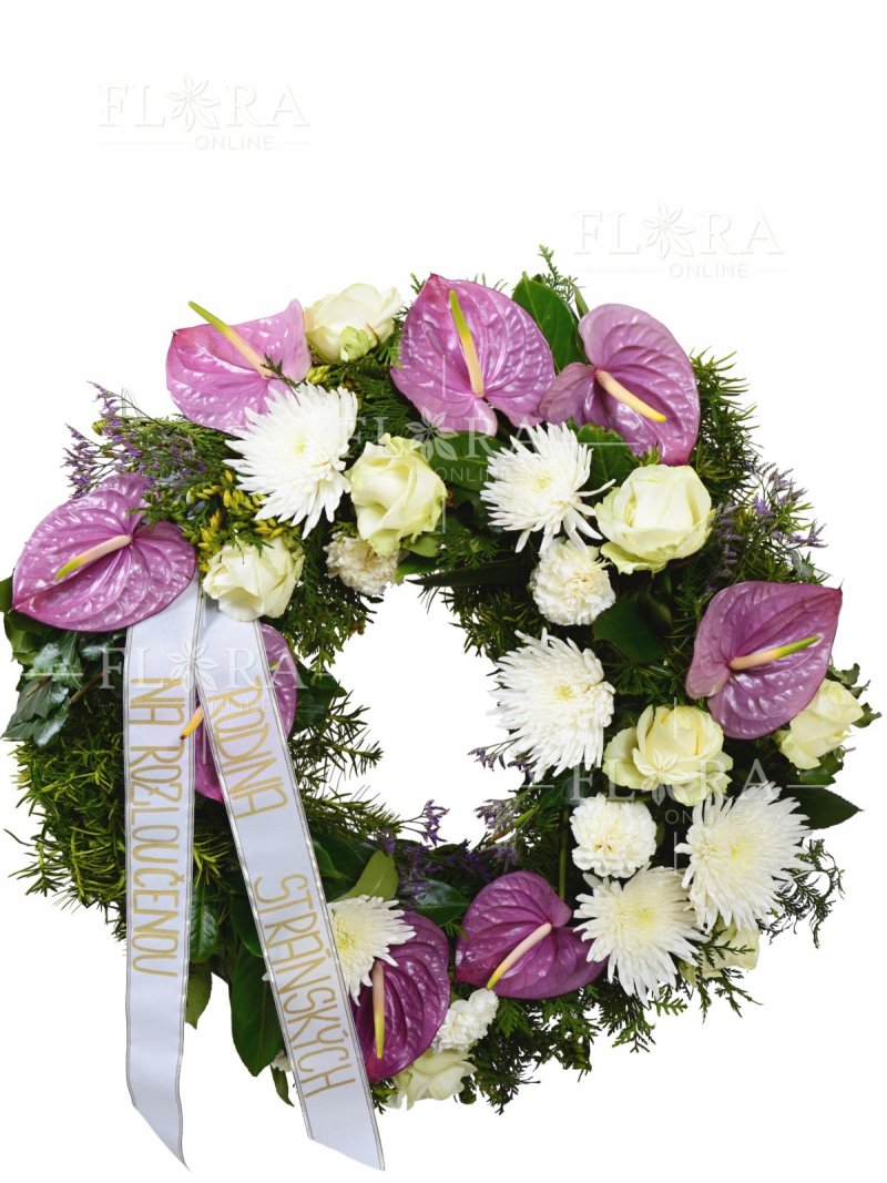 Flowers delivery - funeral wreath