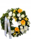 Funeral wreath - flower delivery in the Czech Republic